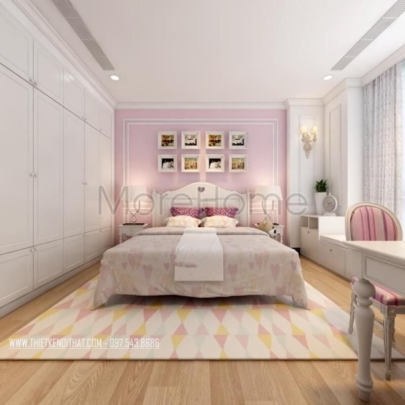 Mẫu tủ quần áo gỗ công nghiệp được phân chia nhiều ngăn hợp lí thuận tiện hơn trong quá trình sử dụng